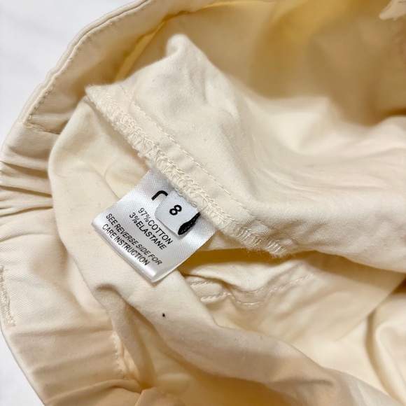 RUTI The Slouchy Soft Twill Pants - Color Ecru - Picture 7 of 9